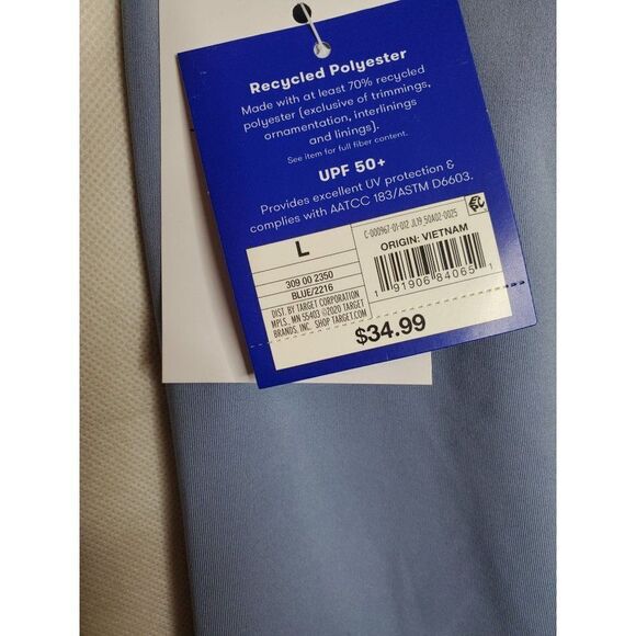 JoyLab 7/8 High Rise Legging Athletic Workout Moisture Wicking Tights Vented - Picture 3 of 7